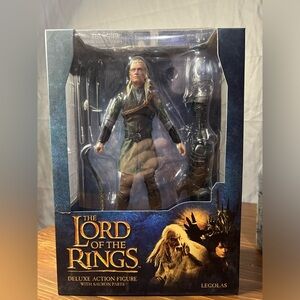 Lord Of The Rings Select 7 Inch Action Figure BAF Sauron Series 1 - Legolas New
